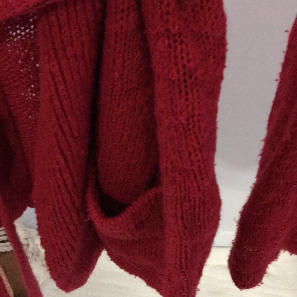 Soft cotton bell sleeved hooded sweater. - Picture 5 of 5